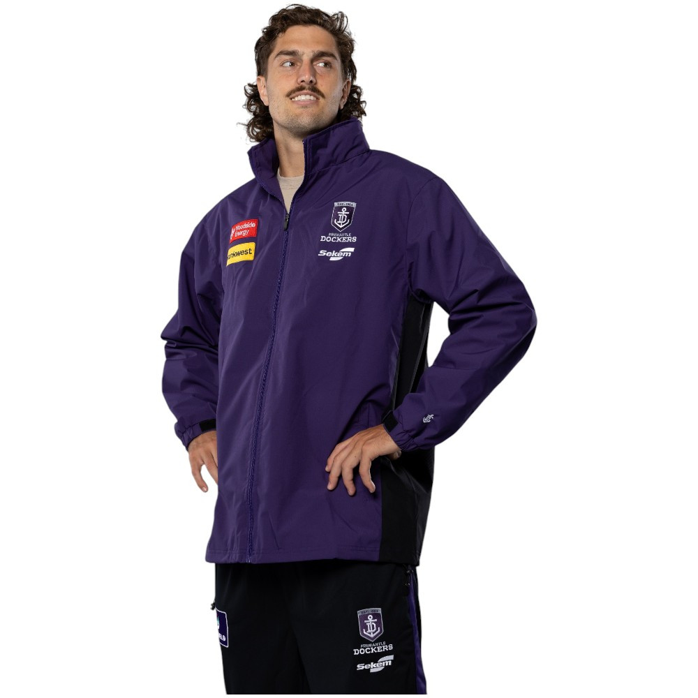 Fremantle Dockers 2025 Men's Player Wet Weather Jacket