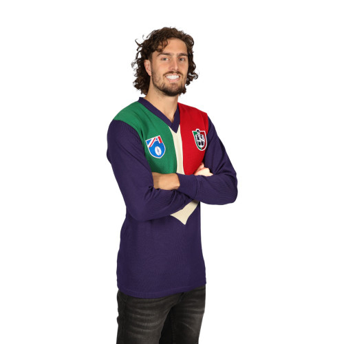 Men's Wool Long Sleeve Retro Jumper