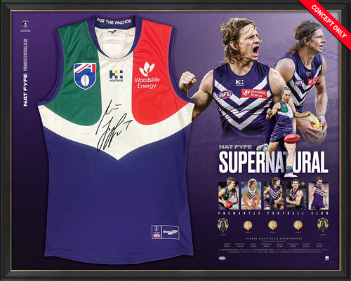 Nat Fyfe Retirement Signed Retro Guernsey
