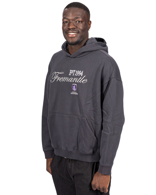 Men's Team Script Box Hoodie