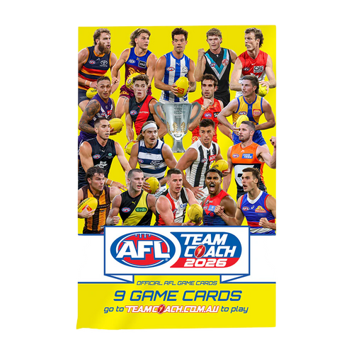 2026 Team Coach AFL Cards