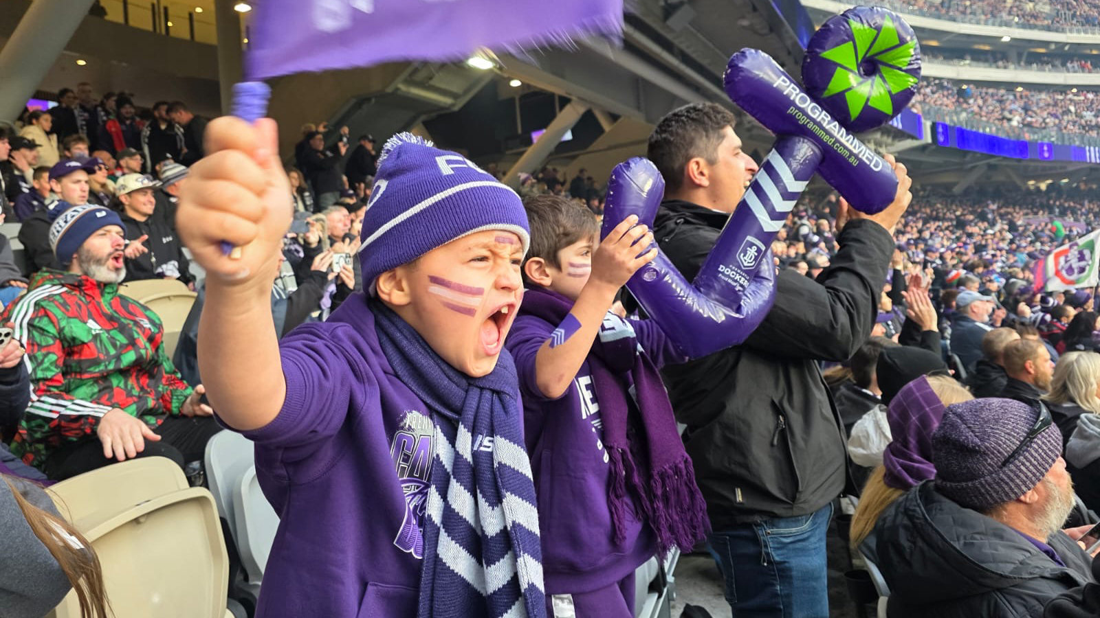 Harley wears his freo merch