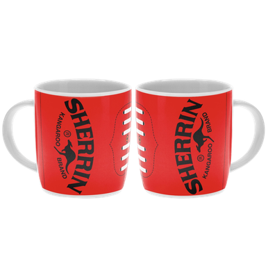 Sherrin Barrel Mug | AFL Football Coffee Mug Gift