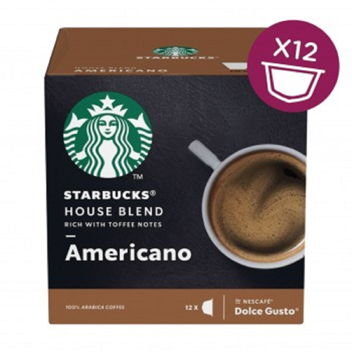 Dolce Gusto Starbucks Americano House Blend