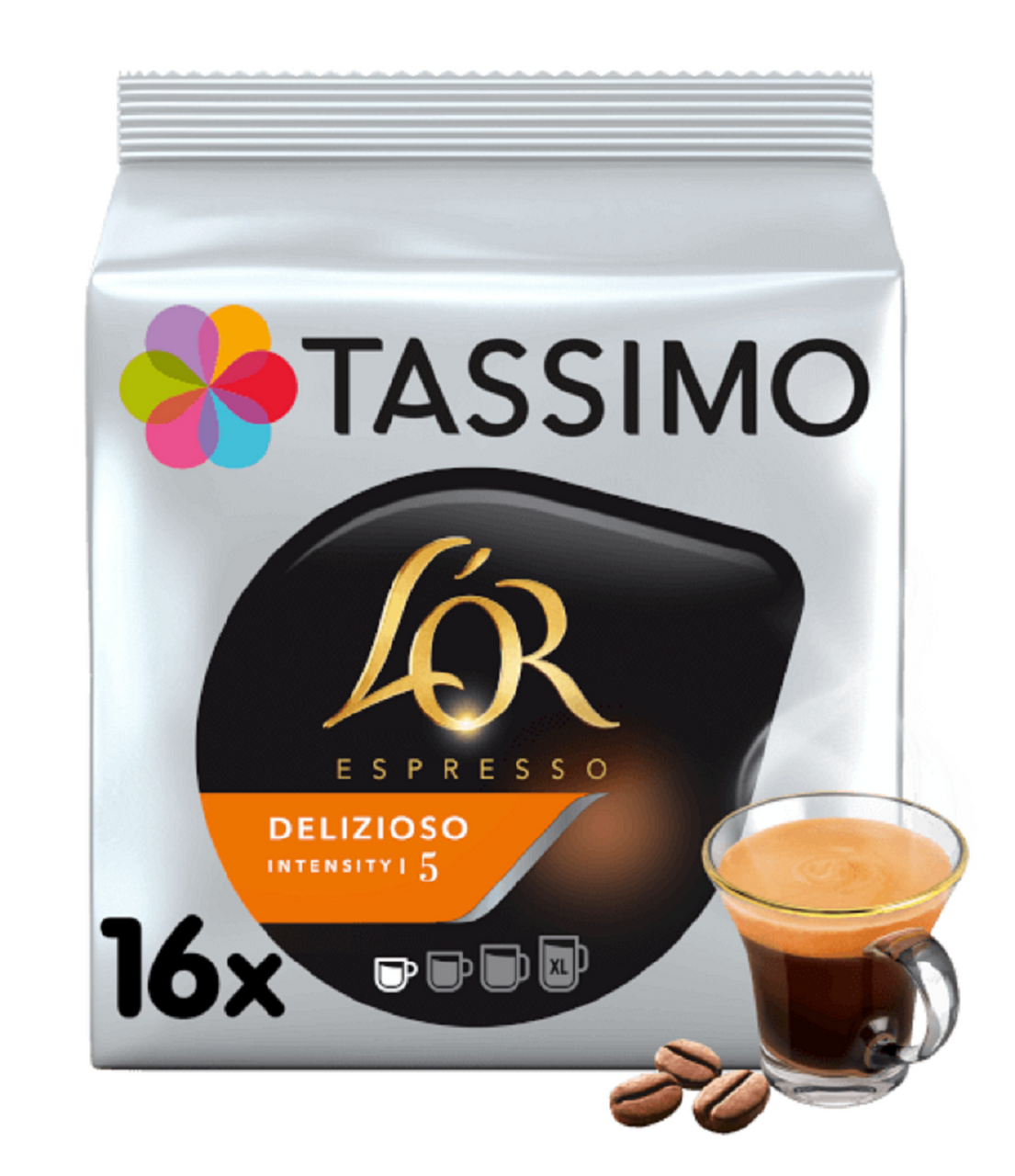 Dosette TASSIMO Café L'OR Espresso Classique X16