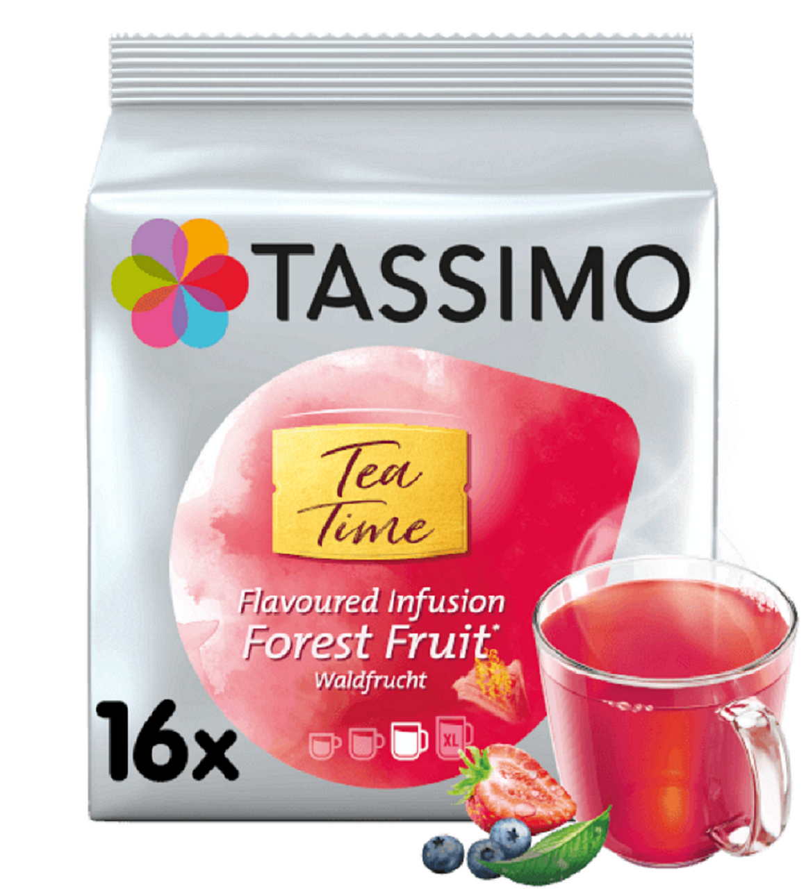 Tassimo Twinings Fruits of the Forest Tea Dosettes Ã€ CafÃ© Paquet de 5 80  Drink