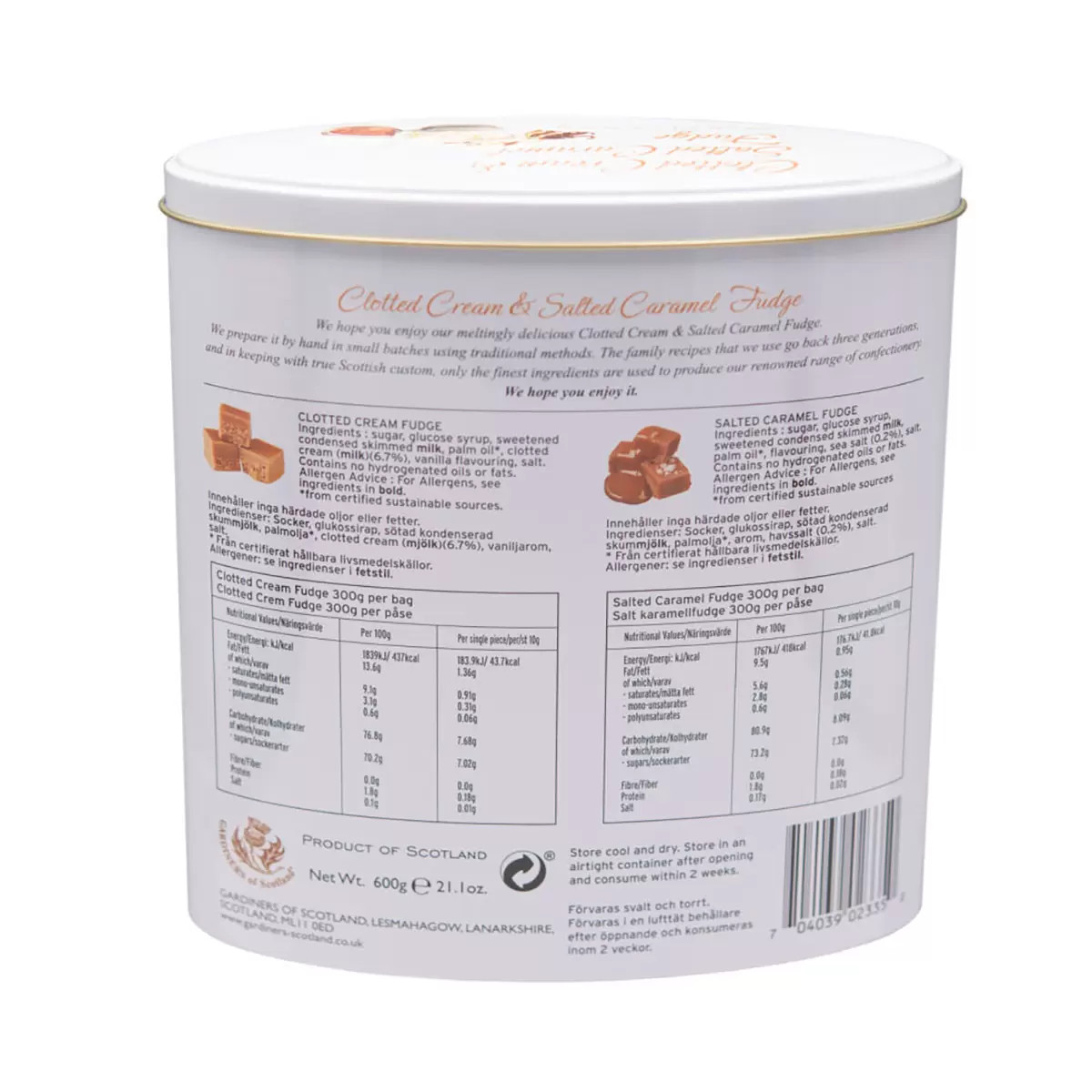 Gardiners "Elefántok" Clotted Cream Fudge FD 200g - View #9