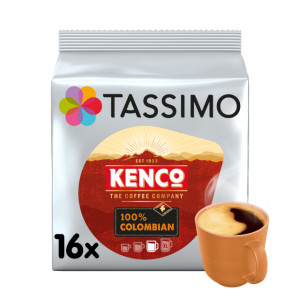 Tassimo Kenco Pure Colombian Coffee T-Discs available now Tassimo Kenco Pure Colombian Coffee T-Discs available now