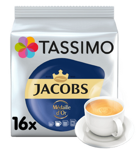 Tassimo Jacobs Jacobs Medaille D'Or Coffee T-Discs available now Tassimo Jacobs Jacobs Medaille D'Or Coffee T-Discs available now