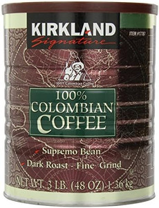 Kirkland 100% Colombian Coffee 1.36kg available noa Kirkland 100% Colombian Coffee 1.36kg available noa