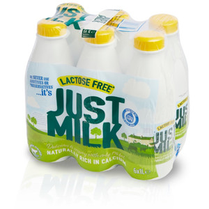 Buy Lactose-Free JUST MILK contains at best price

46 Kcal of Energy
120 mg of Calcium
3.15 grams of Proteins
*Lactose 0.1 grams per 100ml
1.0 grams of Saturated fat
Per 100ml serving.


JUST MILK Lactose Free* has added lactase which breaks down lactose and makes milk easier to digest.