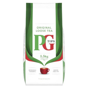 PG Tips Original | Loose Leaf Black Tea Bulk | Refreshing & Flavourful | Ideal For Office Catering | 1.5kg | 480 Servings