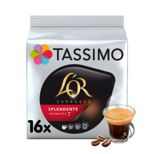 Buy Tassimo L'or Espresso Splendente 16 T-disc at best price Buy Tassimo L'or Espresso Splendente 16 T-disc at best price