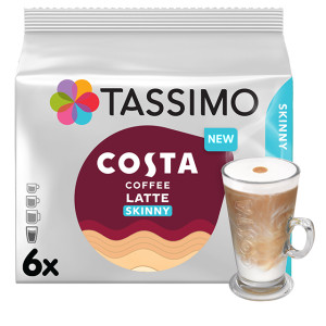 Buy Tassimo Costa Skinny Latte Coffee 12 T-Discs at best price Buy Tassimo Costa Skinny Latte Coffee 12 T-Discs at best price