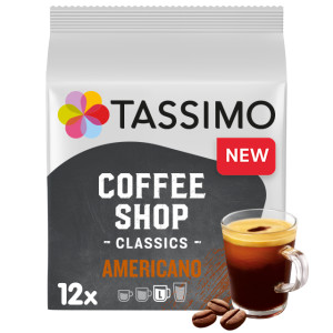 Tassimo Coffee Shop Selections Americano 12 T-Discs available now Tassimo Coffee Shop Selections Americano 12 T-Discs available now