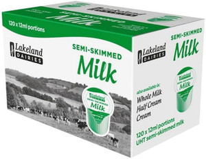 Buy Lakeland Semi Skimmed Milk 12 ml (Pack of 120) at best price