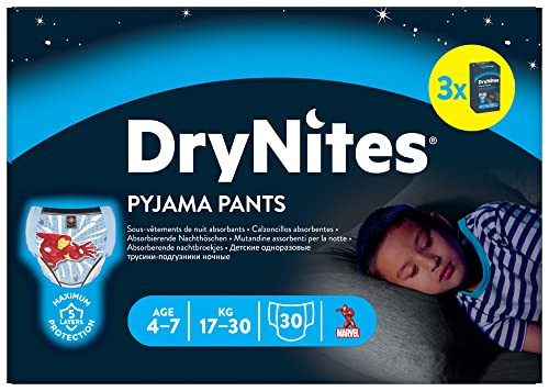Huggies Drynites Pyjama Pants Marvel 4-7 Years
