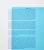 100 x A4 Aqua Reading Aid Coloured Overlays For Dyslexia & Irlen Syndrome,