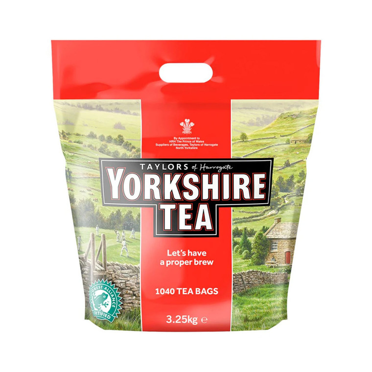 Stock up with Yorkshire Tea Bags 3.25kg and enjoy rich brews anytime. Buy bulk tea bags online with easy ordering today.