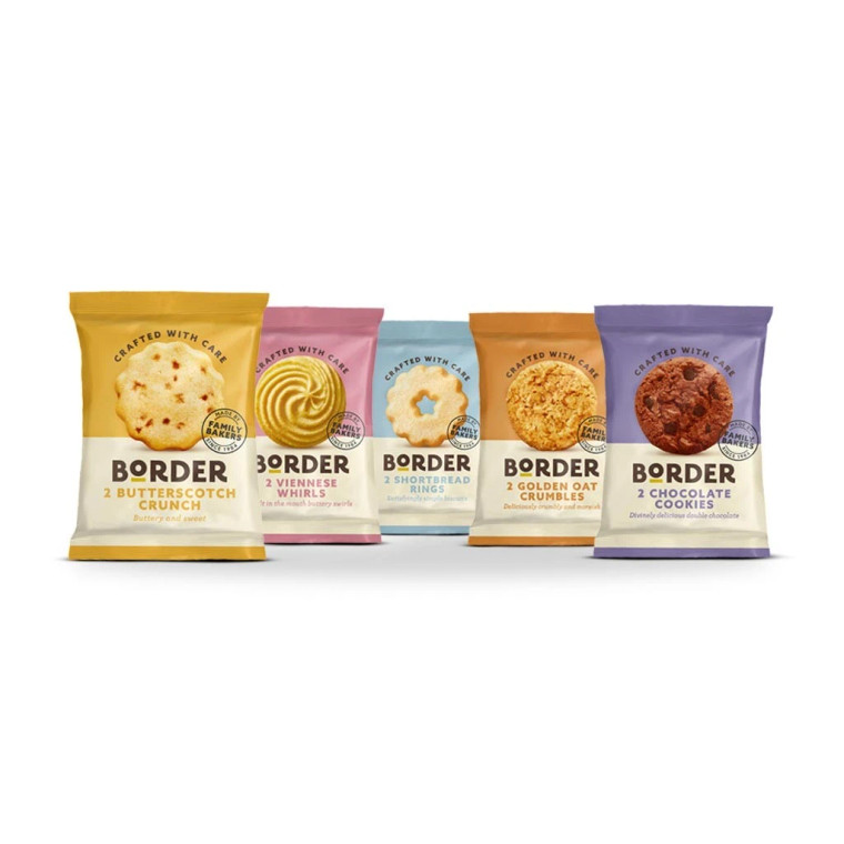 Buy Border Biscuits Variety- 25 Luxury Mini Packs from 5 Flavours, 2 Biscuits per Pack at best price Buy Border Biscuits Variety- 25 Luxury Mini Packs from 5 Flavours, 2 Biscuits per Pack at best price