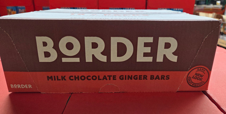 Perfect for biscuit lovers, Border Biscuits Milk Chocolate pairs chocolate with ginger in 18 x 144g bars. Grab this offer today!