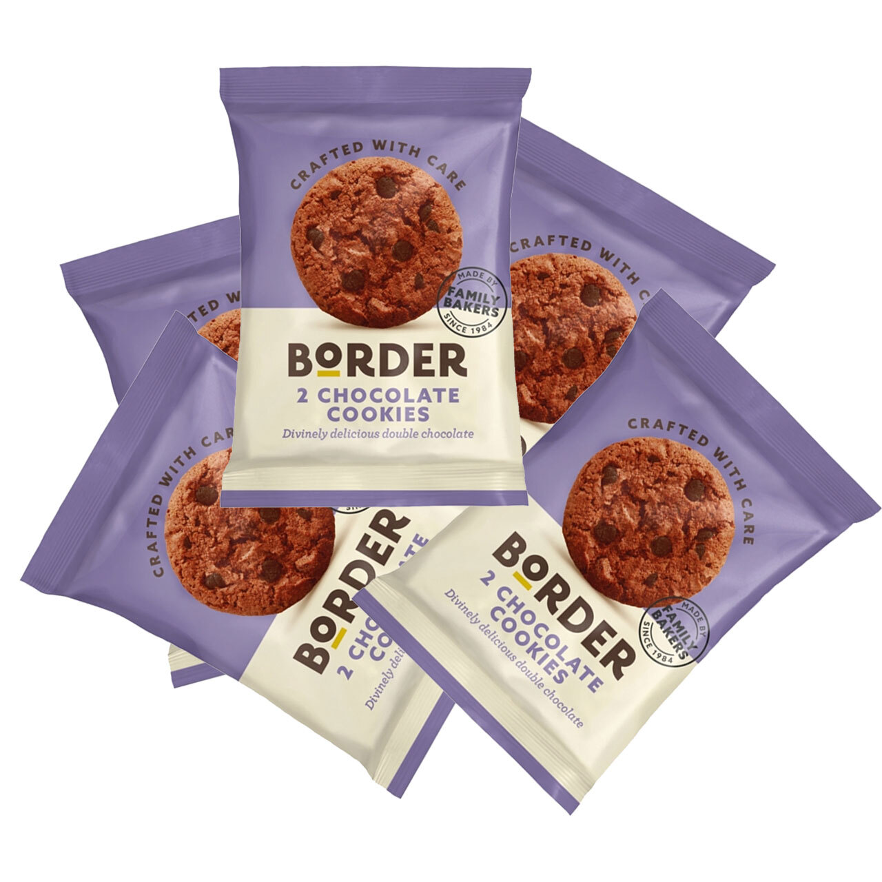 Border Biscuits Chocolate Mini Packs - 2 Biscuits Per Pack