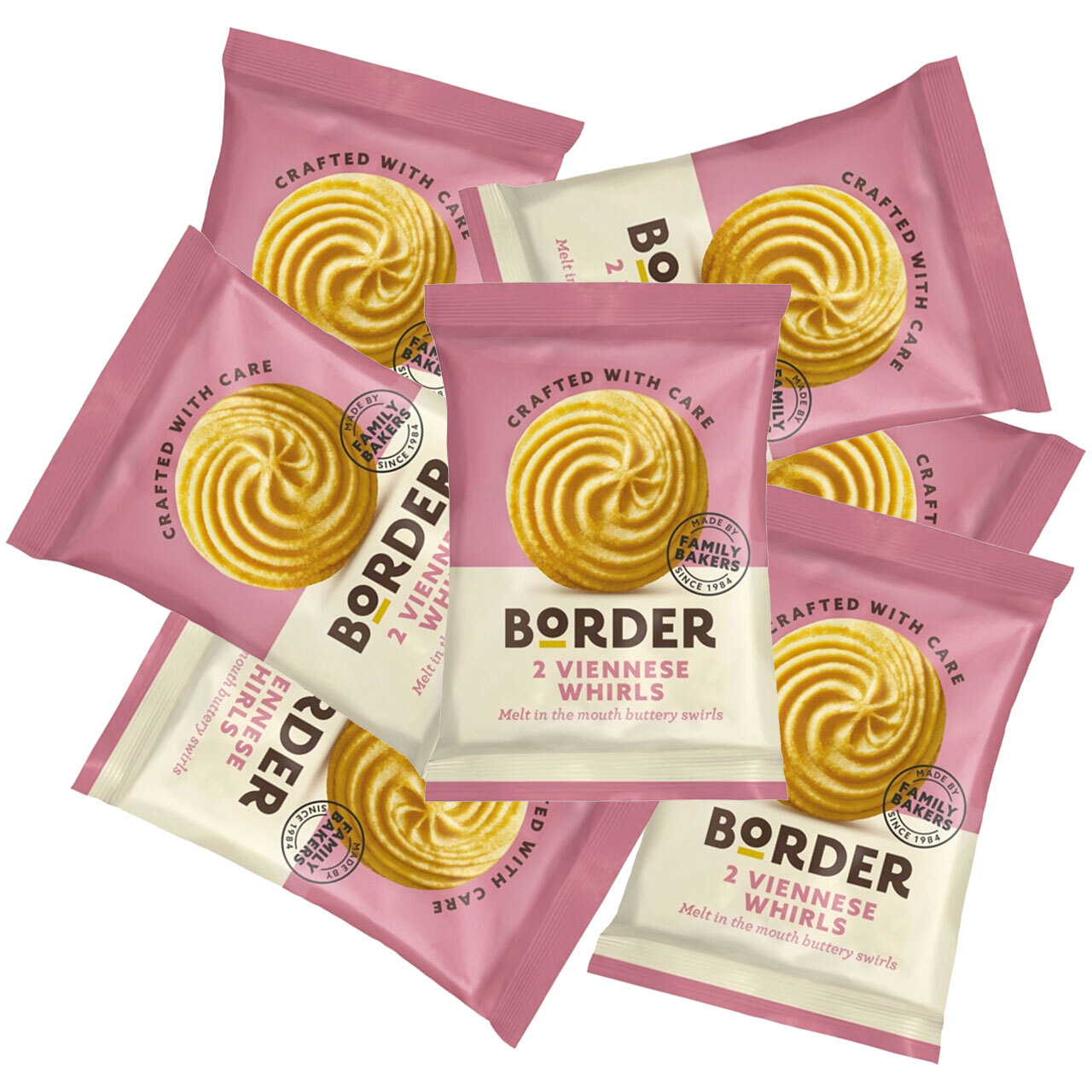 Border Biscuits Viennese Mini Packs - 2 Biscuits Per Pack