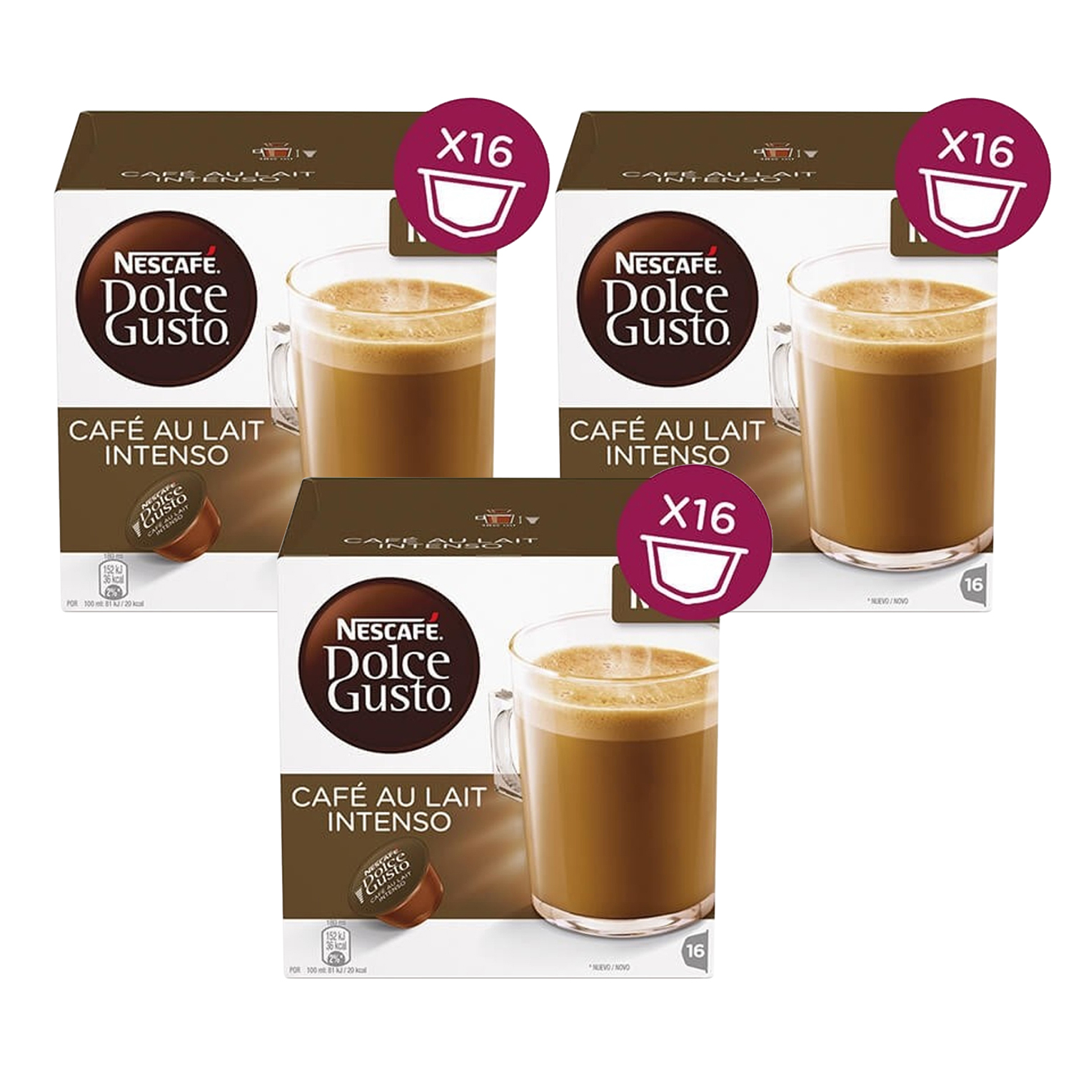 Dolce Gusto Cafe Au Lait Intenso