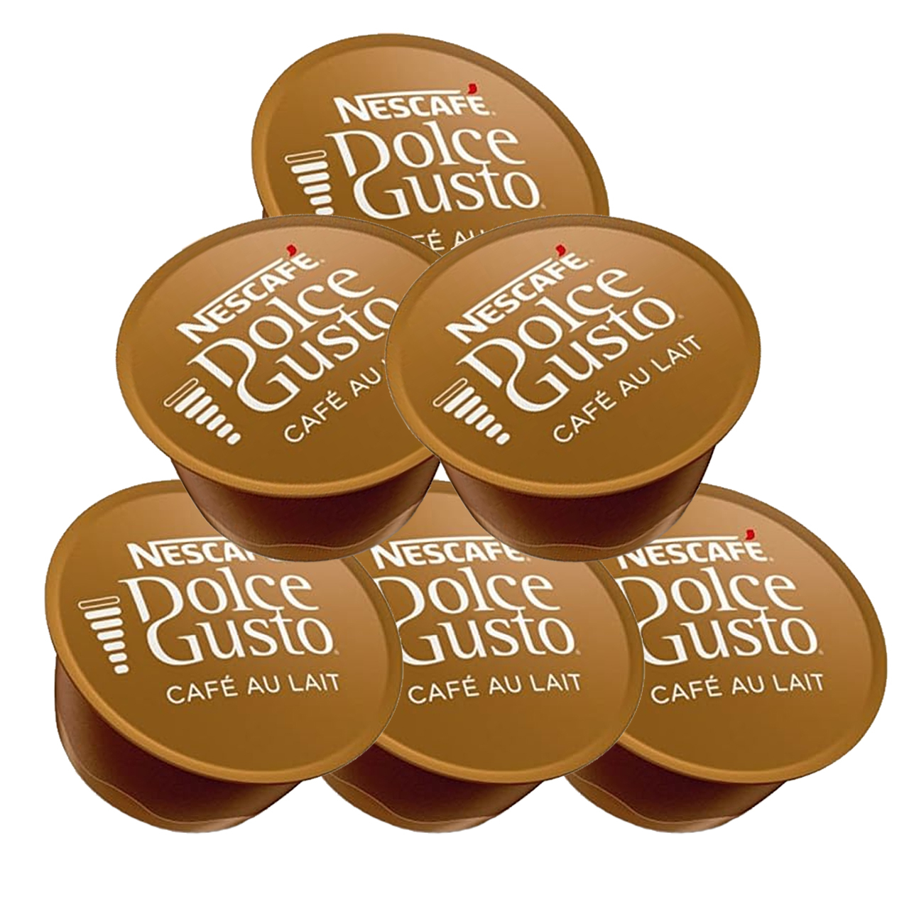 Dolce Gusto Cafe Au Lait Pods - 50 & 100 Capsules to Pick From