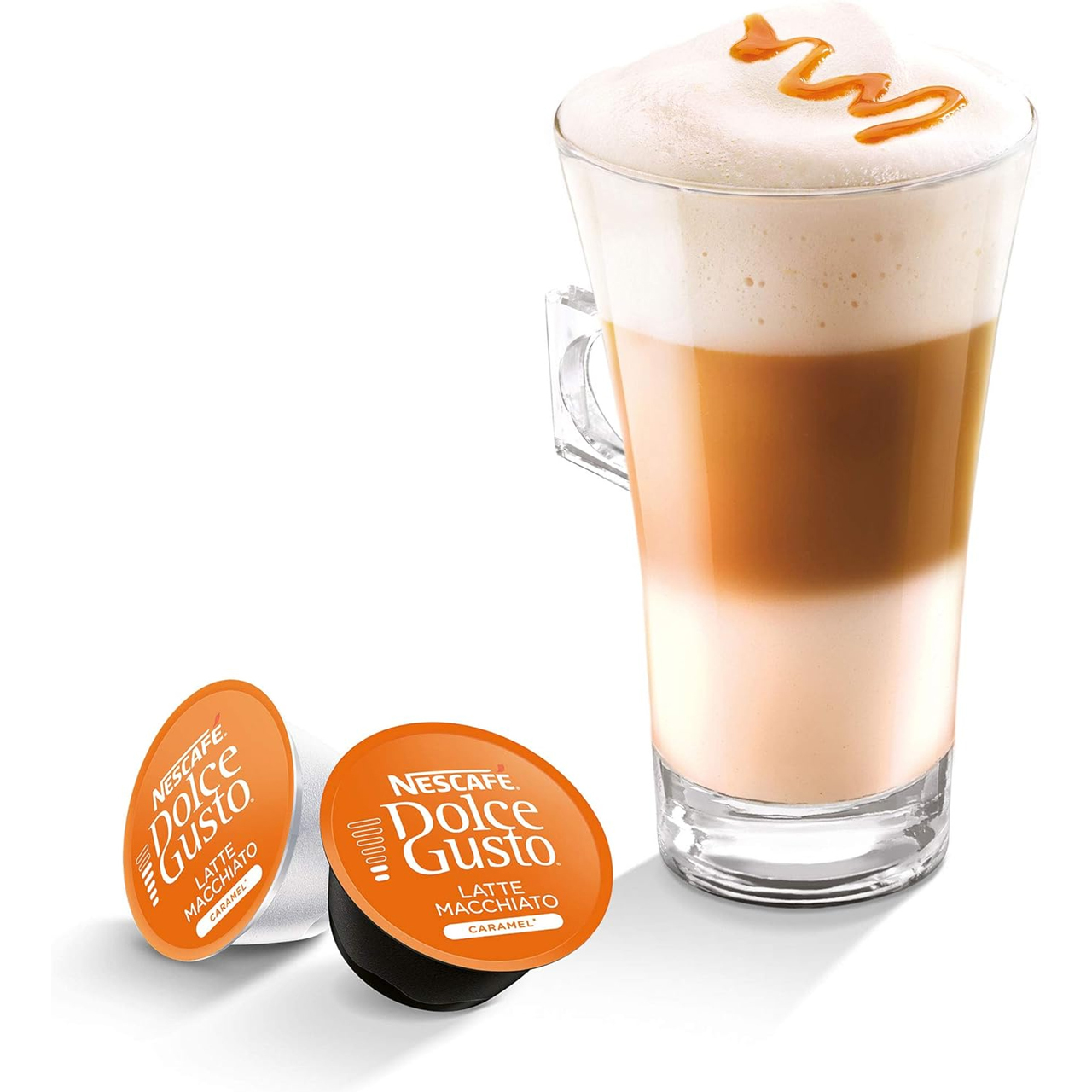 Dolce Gusto Latte Macchiato Caramel Pods - 50 & 100 Capsules to Pick From