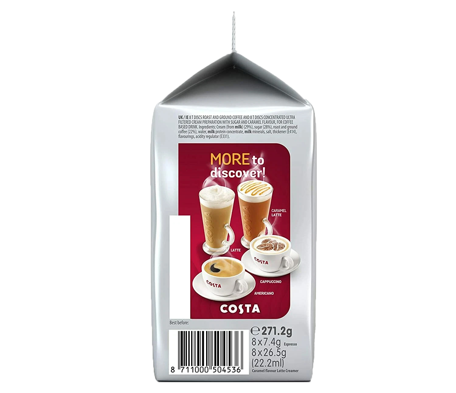 Tassimo Costa Latte Caramel 