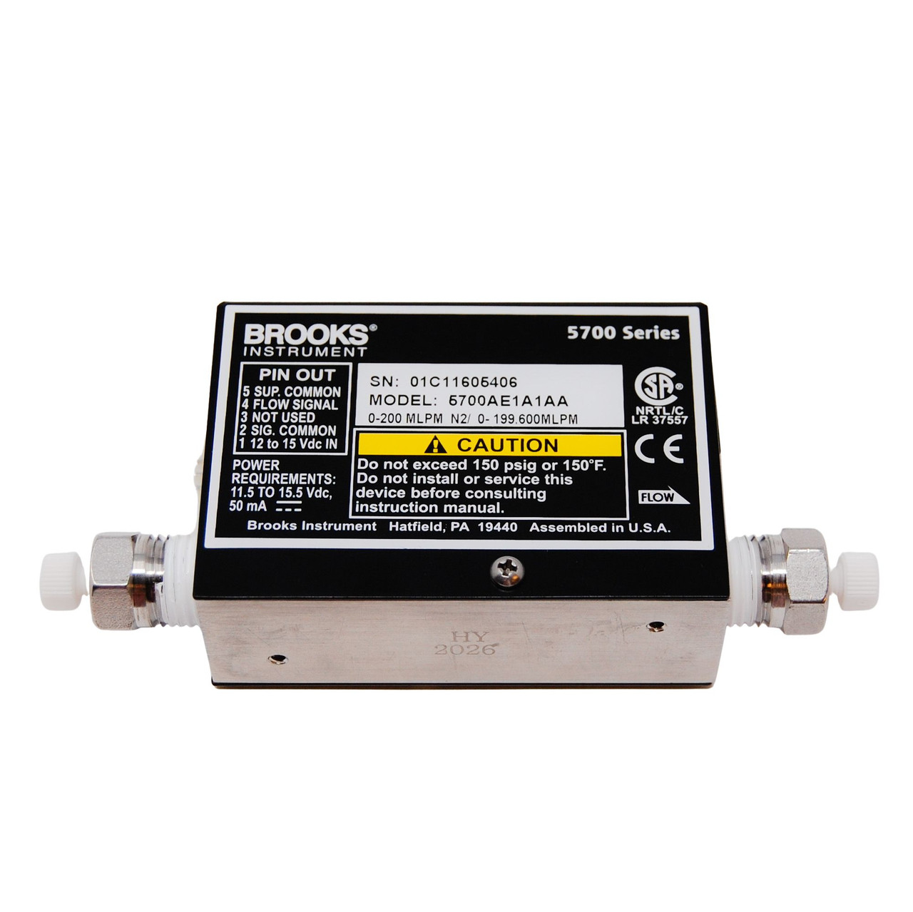305449901S,METER MASS FLOW 0-200 SCCM FRU FOR 3050 ANALYZER