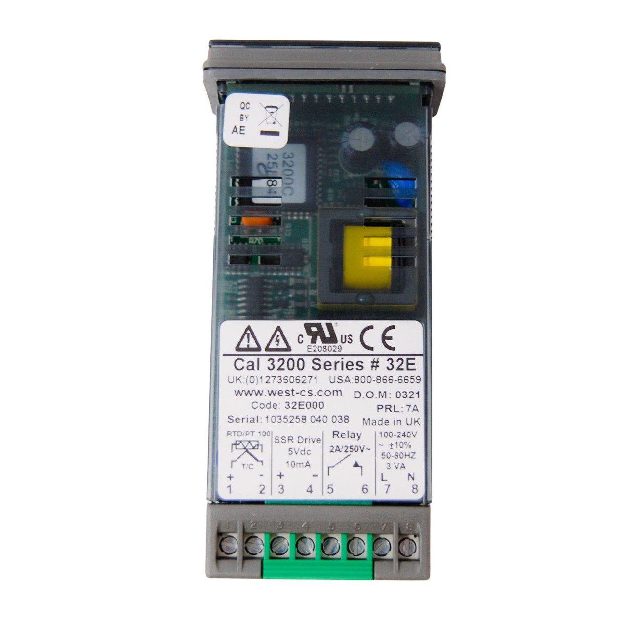 269323011,CONT TEMP 90-260V 1/32 DIN