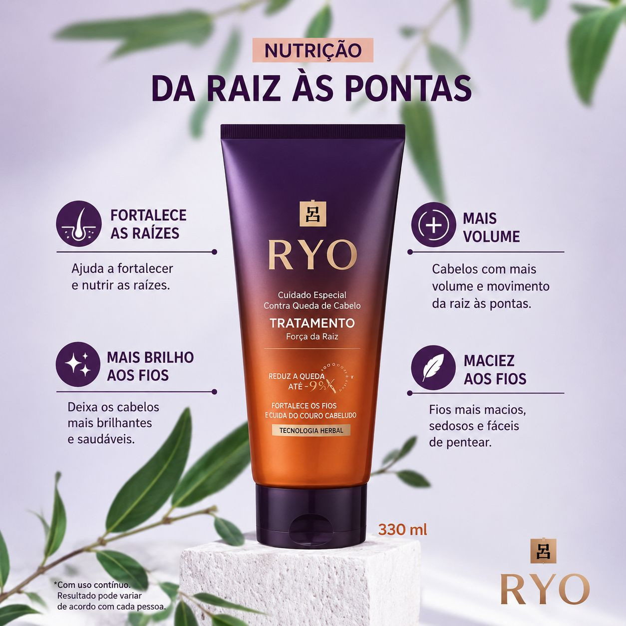 Máscara Hair Loss Expert Care RYO - 330ml
