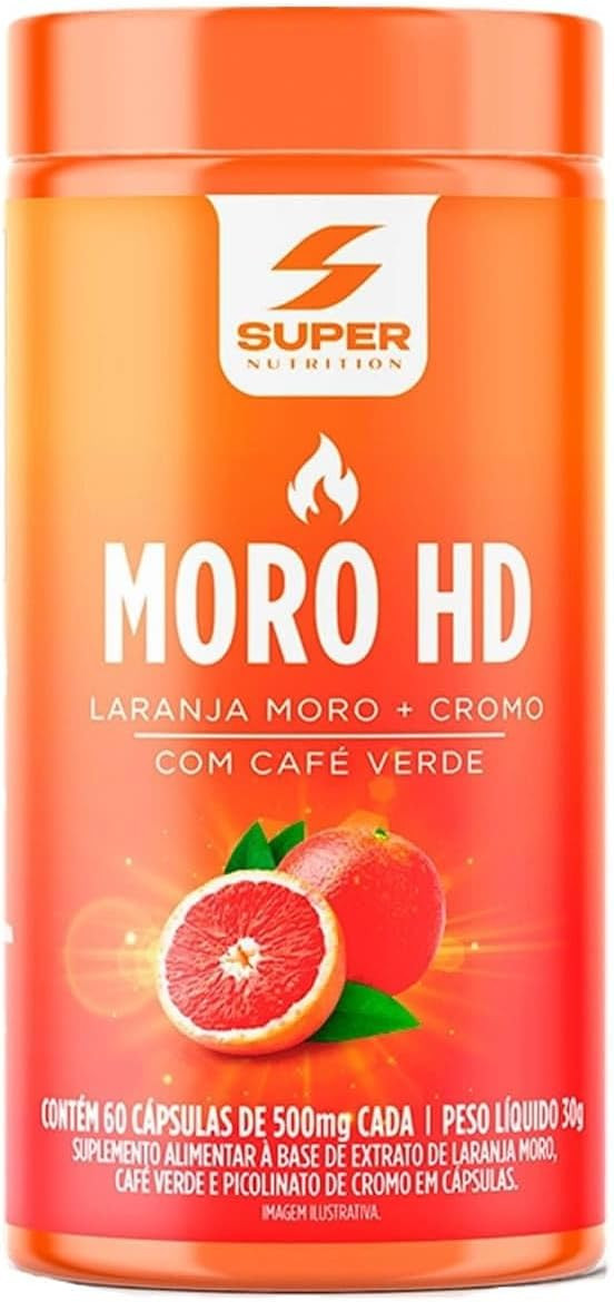 Moro HD Laranja Moro, Café verde e Cromo - 60 cápsulas