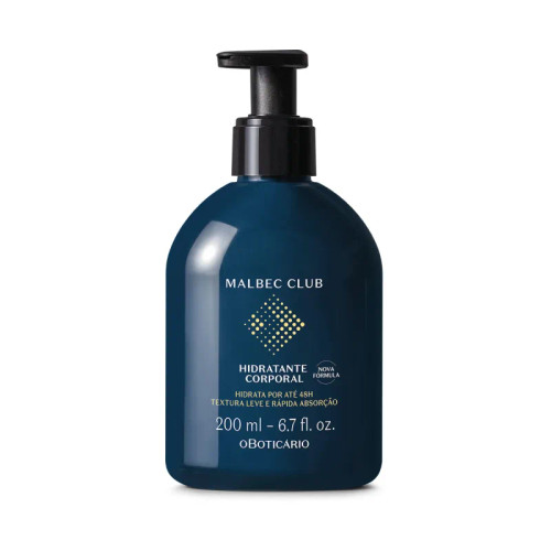 Loção Hidratante Desodorante Corporal Malbec Club - 250ml Loção Hidratante Desodorante Corporal Malbec Club - 250ml