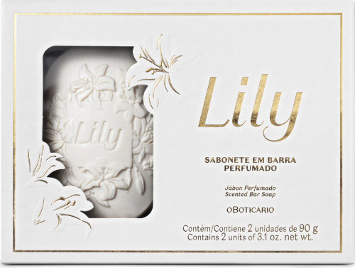Sabonete Em Barra Perfumado Lily -2x90g
