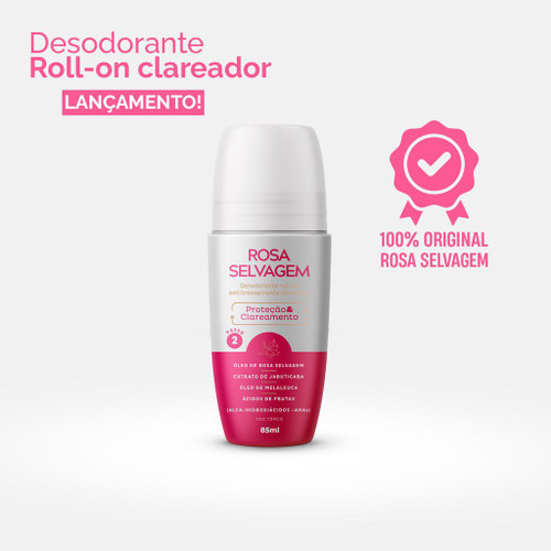 Rosa Selvagem Desodorante Roll-On - 85ml