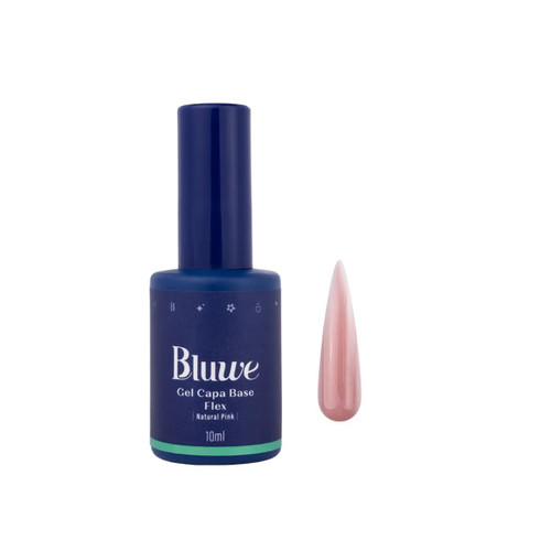 Gel Capa Base Flex Natural Pink Bluwe - 10ml