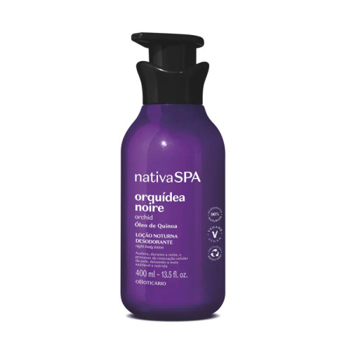 Loção Corporal Noturna Nativa SPA Orquídea Noire O Boticario - 400ml