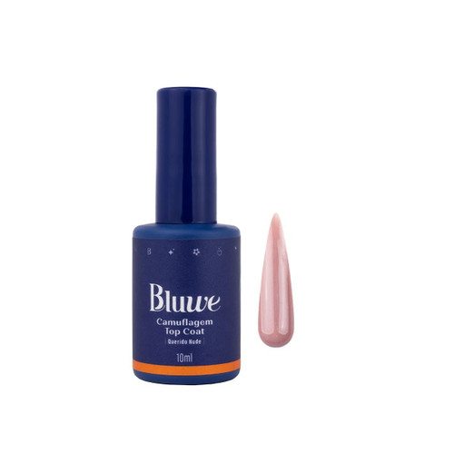 Top Coat Camuflagem Querido Nude Bluwe - 10ml