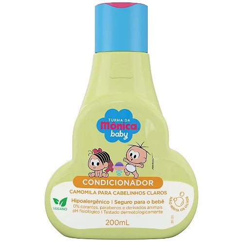 Condicionador Para Cabelinhos Claros Turma Da Monica Baby - 200ml