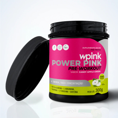 WePink Pré Treino Sabor Maça Verde - 300g