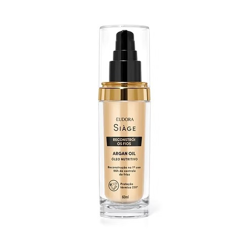 Óleo De Argan Reconstrói Os Fios Eudora -  60ml