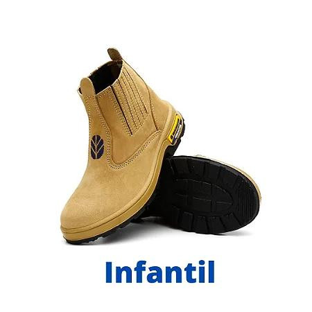Botina Infantil New Holand - Caramelo