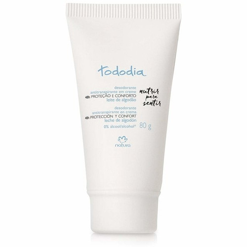 Desodorante Creme Leite de Algodão Tododia Natura - 80g (0% Álcool) Desodorante Creme Leite de Algodão Tododia Natura - 80g (0% Álcool)
