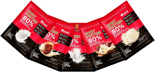 Whey Sachê Growth - 30g   *Escolha seu Sabor *
