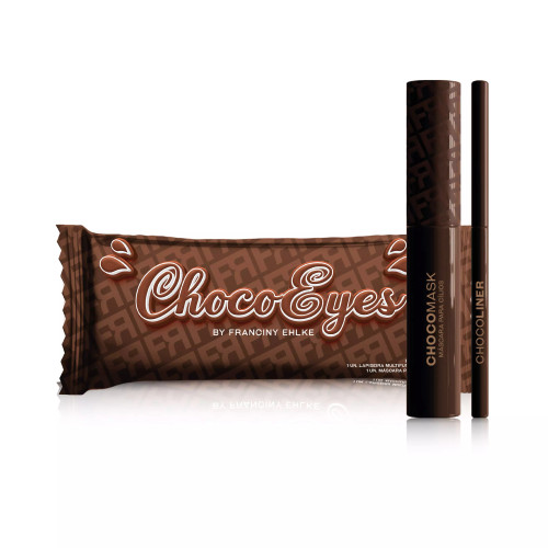 Kit Fran Chocoeyes Máscara De Cilios Marrom E Lápis Multifuncional - 2 itens