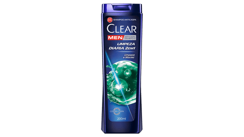 Shampoo Clear Men Anticaspa Limpeza Diária 2 em 1 - 200ml