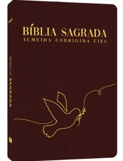 Bíblia Sagrada Paz Almeida Corrigida Fiel Cor Vinho
